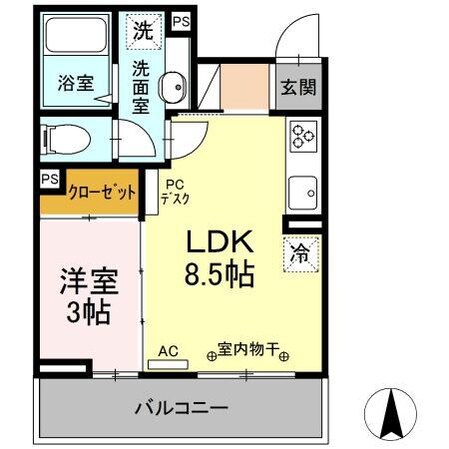 カルデア （高崎市北通町）の物件間取画像